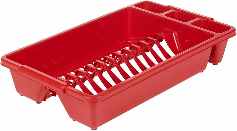 red dish rack amazon