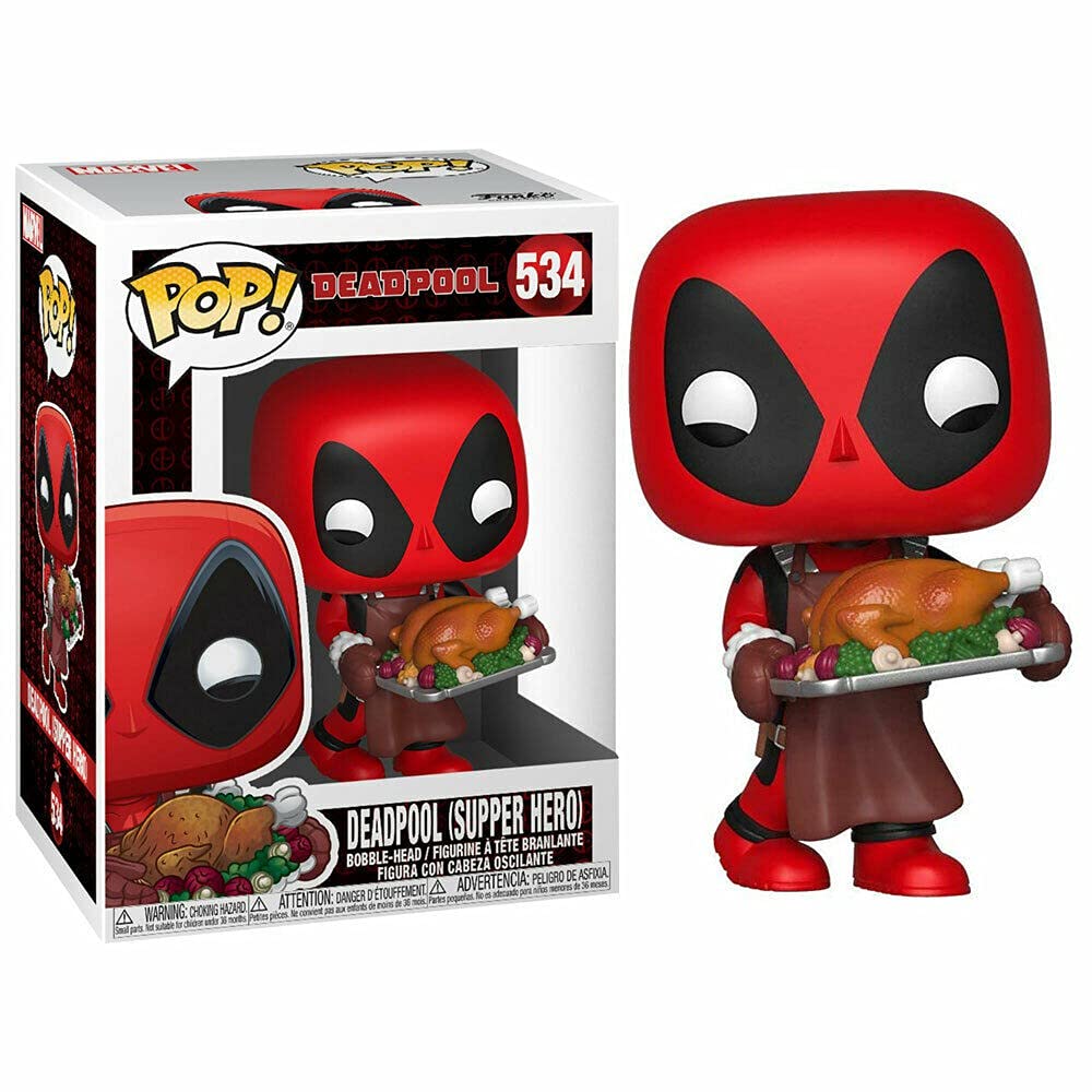 Funko POP! Bobble Marvel: Holiday - Deadpool - Collectable Vinyl Figure - Gift Idea - Official Merchandise - Toys for Kids & Adults - Comic Books Fans - Model Figure for Collectors and Display — image 1