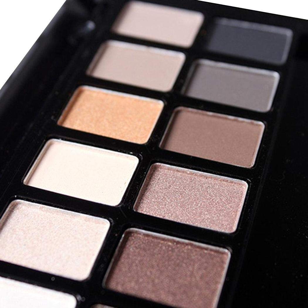 Xixini 12Colors Matte Glitter Lidschatten-Palette Lidschatten-Make-up-Kosmetik