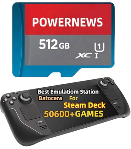 POWERNEWS 512GB Micro SD Card for Steam Deck (OLED Version
