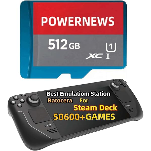 Ultimate Steam Deck Batocera 1TB Retro Gaming SD Card [OLED