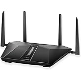 NETGEAR Nighthawk WiFi 6 Router (RAX50) 6-Stream Gigabit Router, AX5400 Dual-Band Wireless Speed (Up to 5.4 Gbps), Coverage U