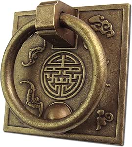 Manija de la puerta Paquete de 2 piezas manijas de bronce antiguo