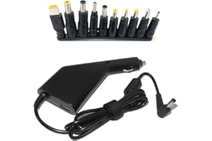 Multi-Type 19V 4.74A 45W-65W-90W Power Supply Car Charger Laptop Adapter with USB 5V 2.1A for Tablets & Phones Laptop Power A