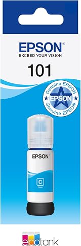 Epson EcoTank 102 Cyan Ink Bottle High Yield 6000 Pages for ET Series