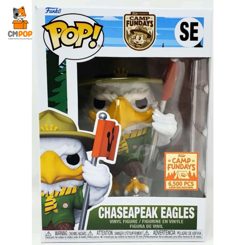 Funko Pop! Camp Fundays 2023 Chaseapeak Eagles LE 6500