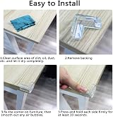 Vobulafy Safety Corner Protectors 8Pcs Clear Baby Proofing Table Corner Guards view 6