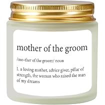 Amazon.com: Mother of The Groom Gift - Lavender Scented Candle 4oz ...