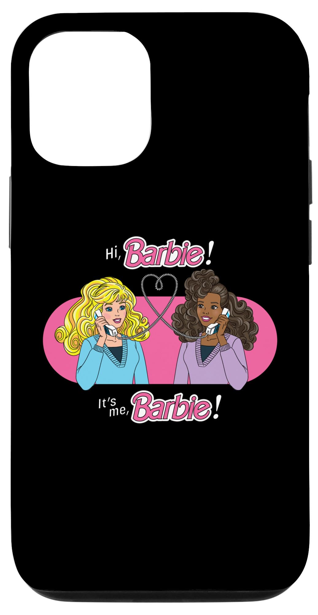 iPhone 12/12 Pro Barbie - Hi Barbie It's Me, Barbie Phone Call Heart Case