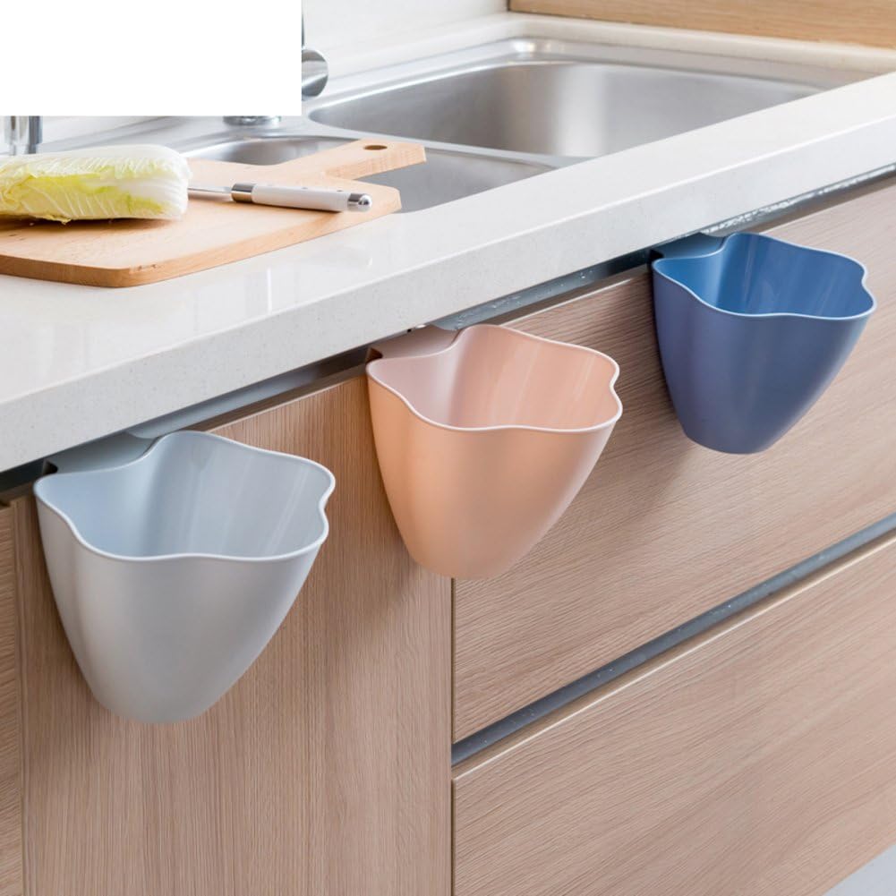 Amazon Com Peiisfugb Kitchen Cabinet Trash Hanging Trash Cans Household European Trash Cans Plastic Storage Box