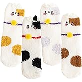 Benefeet Sox Fuzzy Socks Womens Cozy Winter Warm Fluffy Socks Soft Cute Funny Home Sleeping Thick Plush Slipper Indoor Sock