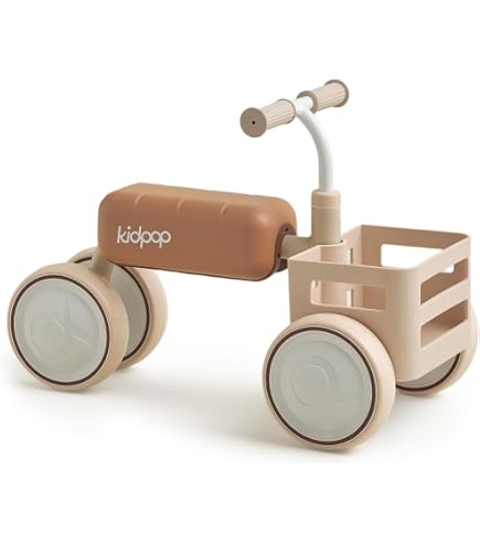 PULA-Wild Chariot 3-en-1 pour Enfants à Tirer/Pousser Marcheur pour Tout-Petits de 2,5-8 ans, Housse en Bois Amovible et Poignée Réglable, Cadeau d'Anniversaire Poids Max 15 kg (Rouge