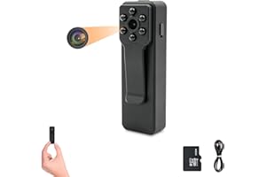 Sheawasy Body Camera 1080P, Wearable Body Cams, Pocket Bodycam Camera for Law Enforcement, Civilians, Security Guard, Night Vision, Wide View Angle, 32GB Memory Inside, Indoor and Outdoor Use