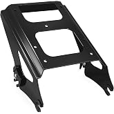 Detachable Tour Trunk Pack Mounting Rack for Harley Touring 09-13 Black | 2-Up Tour Trunk Mounting Rack For Harley Davidson Touring Street Glide Road King Road Glide Electra Glide