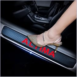 kaiweiqin 4Pcs Car Door Sill Scuff Plate Cover for
