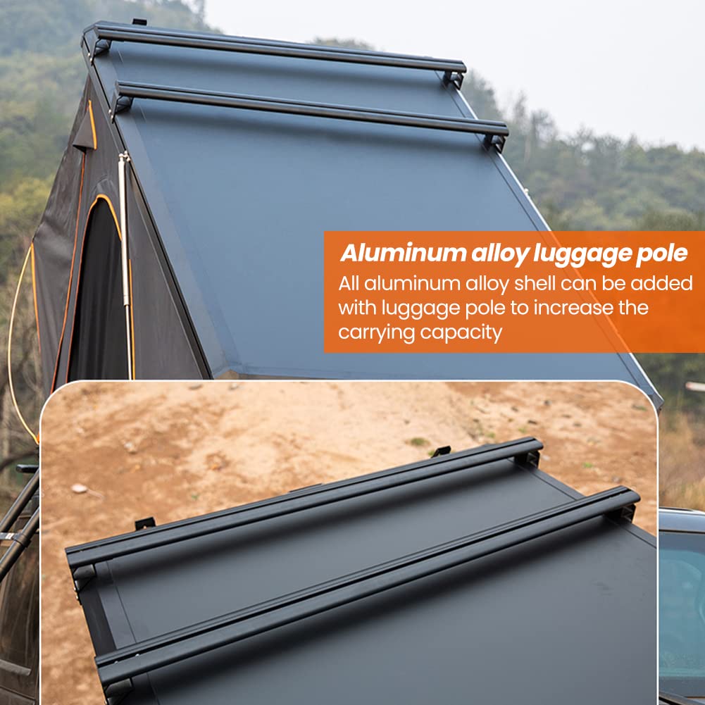 Mua Waterproof Aluminium Triangle Camping SUV Car Rooftop Tent Hard ...