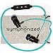 Symphonized NRG Bluetooth Wireless Wood in-Ear Noise-isolating Headphones, Earbuds, Earphones with Mic & Volume Control (Blue)