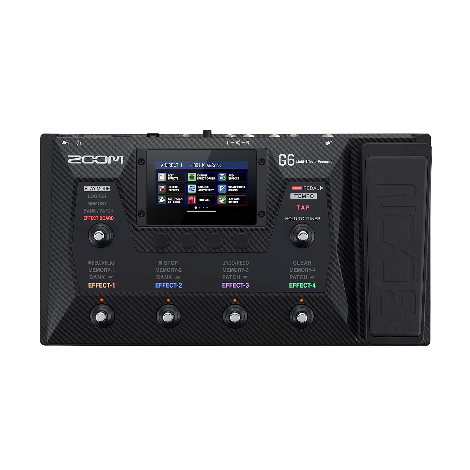 ZOOM G6 ブラックの商品画像