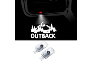 LZYYQX Car Door Light Logo for Outback - Courtesy Led Welcome Ghost Shadow Lights Projector Compatible with Outback, 4th Gen/5th Gen 6th Gen 2009-2014 BR/BM, 2014-2019 BS, 2020-present BT Accessories