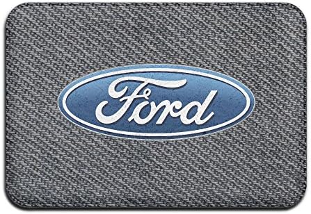 American Ford Go Further Non-Slip In/outdoor Doormats 4060 White