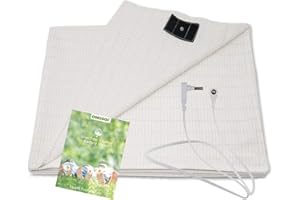 CUAZCCS Grounding Sheet with Grounding Cord - Materials Organic Cotton and Silver Fiber Natural Wellness (27 * 52 inch)