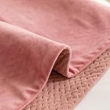 DSAoTeng Jacquard Bed Runner & Cushion Cover Set, Pink, 45x240cm view 5