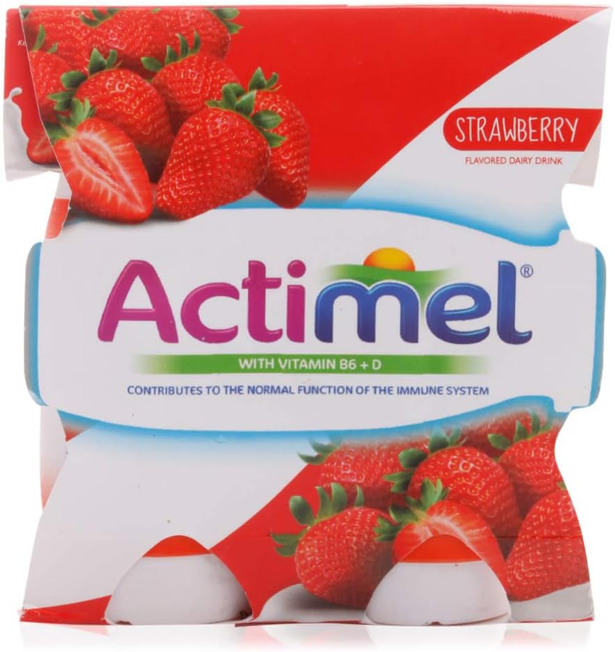 actimel Strawberry Dairy 4 x 93 ml Buy Online at Best Price in UAE