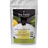 Tea Forte African Solstice Loose Leaf Tea Bag | Makes 160-175 Cups, Handcrafted Loose Leaf Herbal Tea Blend, Resealable Bulk Bag, Premium Gift for Tea Lovers