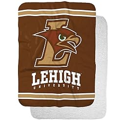 Lehigh University Primary Logo Stripes Sherpa
