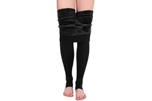 ATHVOTAR Fleece Lined Winter Tights Women - Thermal Warm Opaque Pantyhose Thick Sheer Leggings
