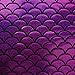 Mystic Hologram Jumbo Fish Scale Stretch Spandex Fuchsia 58 Inch Fabric by The Yard (F.E.