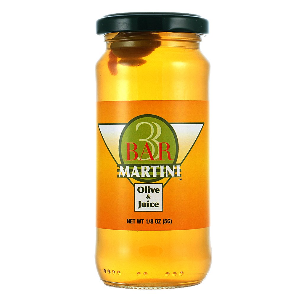 3BAR Picante Dirty Martini Olive Juice 2 Jars 32 oz each