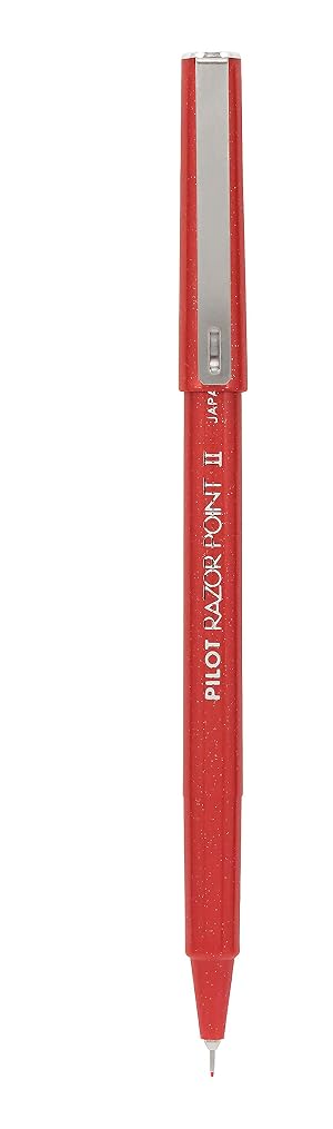 PIL11011 Pilot Razor Point II Super Fine Marker Pen - Zuma