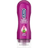Durex Play, 2,In,1 Massage Gel And Intimate Lubricant, Aloe Vera, 200 Milliliter