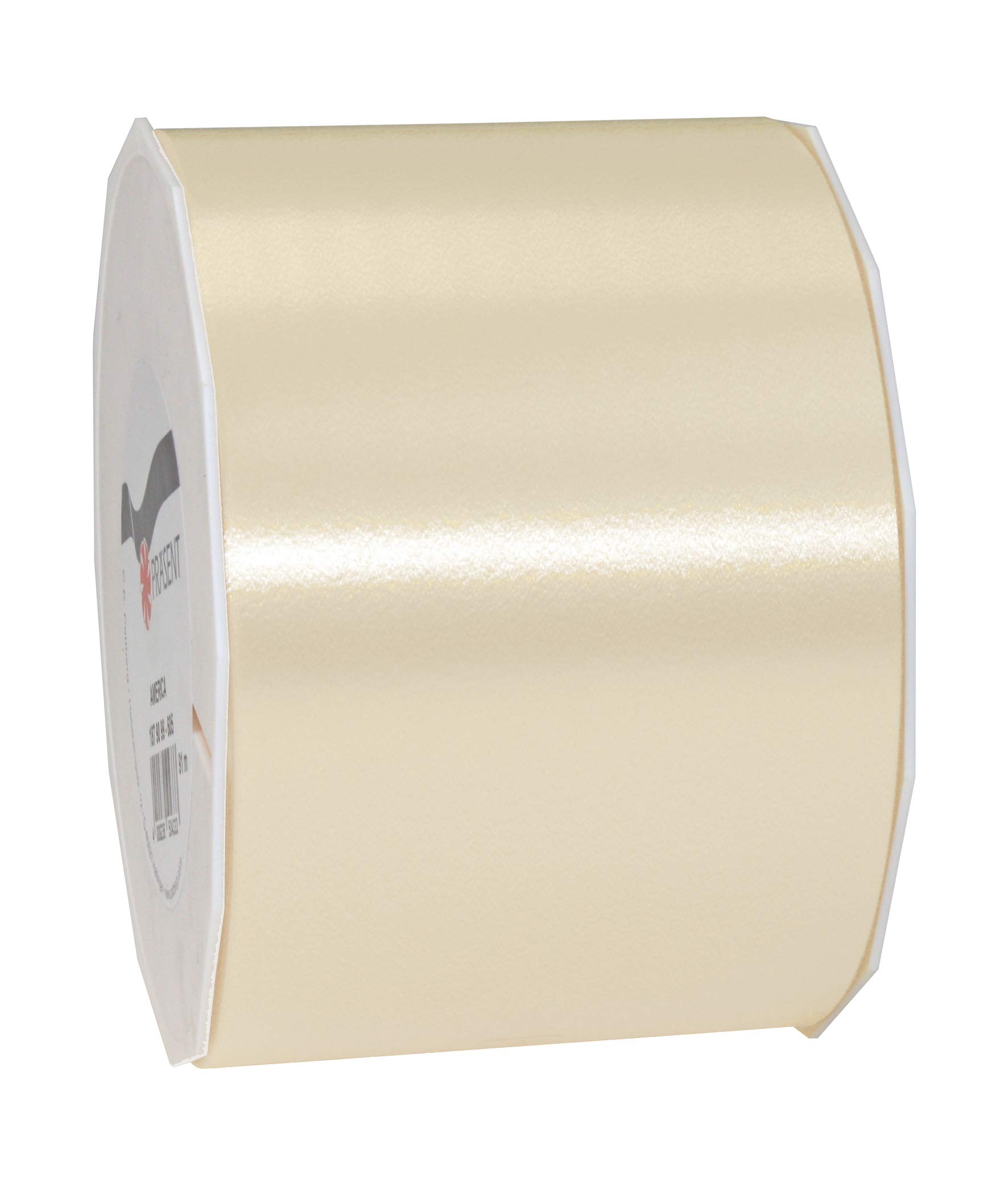 Präsent - America Curling Ribbon Cream 90 mm Width, 91 m Length