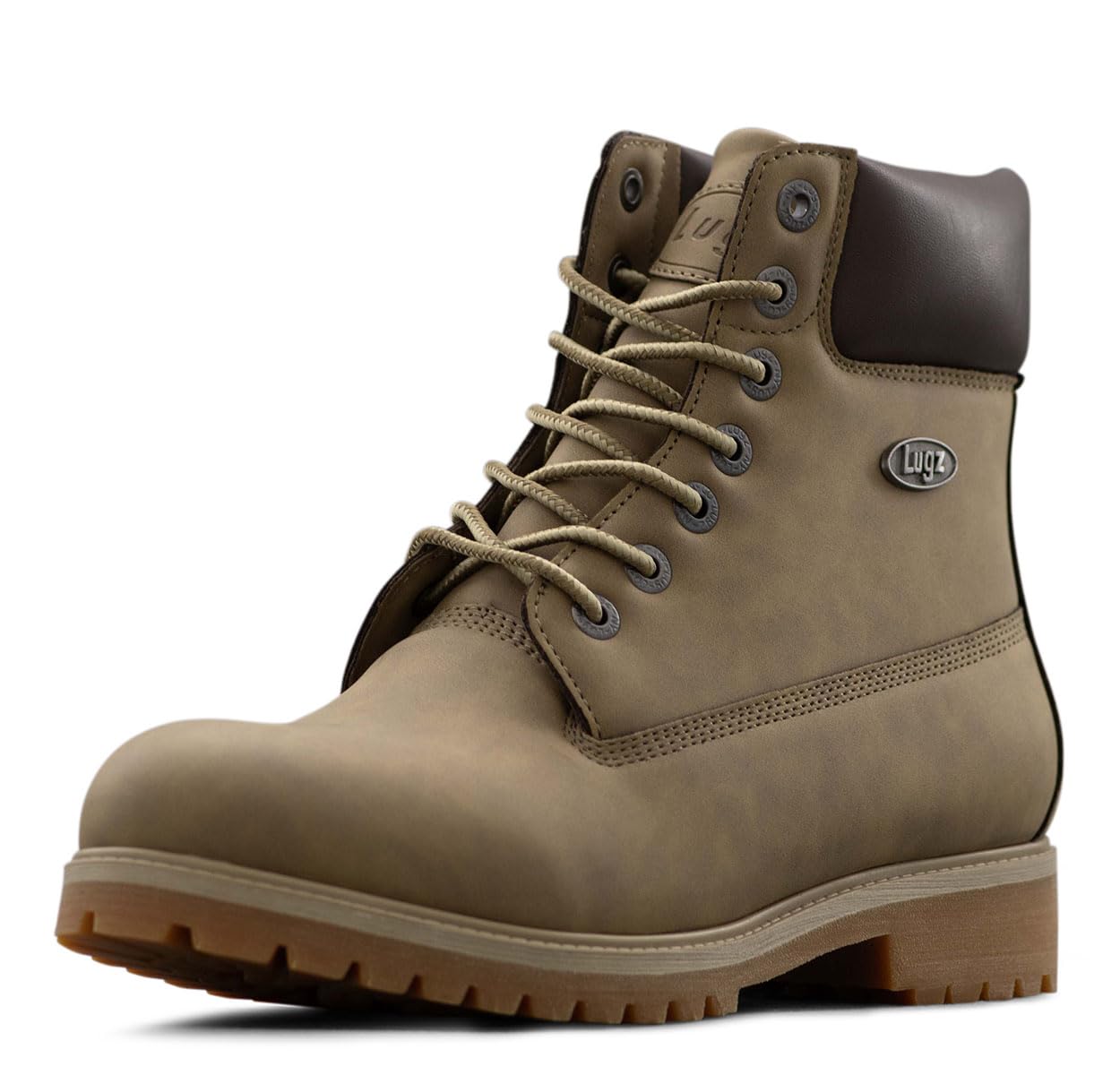 Lugz Men's Convoy Classic 6-inch Chukka Boot, Otter/Chocolate/Gum, 7 M Image