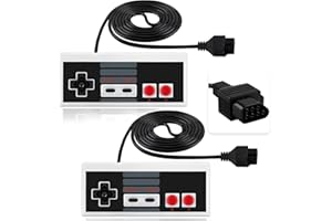 NC Classic NES Controllers for NES 8 Bit Entertainment System Console Control Pad(2PCS)