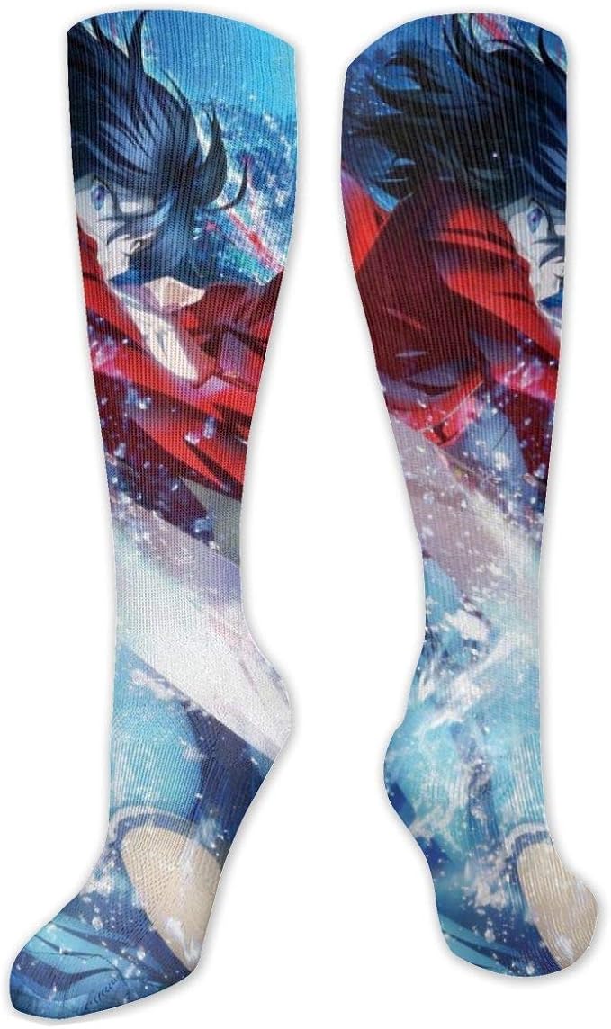 Anime Kara No Kyoukai Ryougi Shiki Unisex Compression Socks Knee High