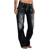 ZsaeSM Denim Sweatpants Jeans for Women Trendy Low Rise Baggy Jeans Y2k Boyfriend Barrel Jeans Casual Loose Wide Leg Jeans