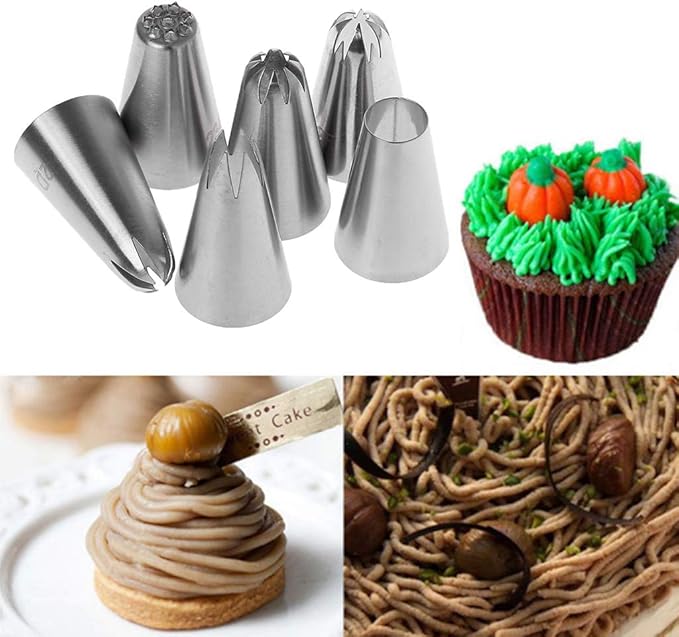 Lot Douille Patisserie En Acier Inoxydable Poche A Douille Deco Gateau Biscuits Bonbon Cupcakes Lunji Douilles Ustensiles A Patisserie Douilles
