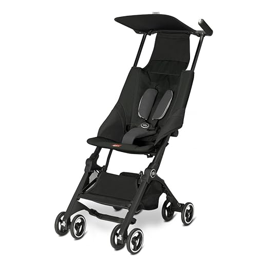 title=Cybex 616230001 GB POCKIT Monument Passeggino, Nero