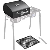 14" x 16" Deluxe Outdoor BBQ Grill Box for Camp Chef 14" Cook Systems Parts | Replace for CampChef BB30L, Cast Iron Grate, Food-Grade Enamel, Even Heat Distribution, Built-In Thermometer, Hinged Lock Lid