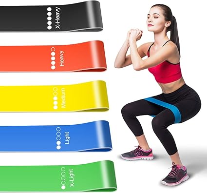 Vivibel Bande Élastique Fitness, [Lot de 5] Bande de Resistance Set, Bande  Élastique Fitness en Latex Naturel, Équipement d'Exercices pour  Musculation, Pilates, Yoga, Stretching, Calisthenics et Plus: Amazon.fr:  Sports et Loisirs