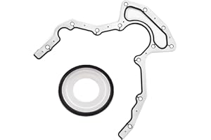 RYTIME BS40640 Rear Main Seal Kit, LS Real Seal Cover Gasket Compatible with 1997-2016 Cadillac Buick GMC Hummer Pontiac 4.8L 5.3L 5.7L 6.0L LS LSX LS1 LQ4 LQ9 LS2 LS3 LS7 Metal Engine Gasket