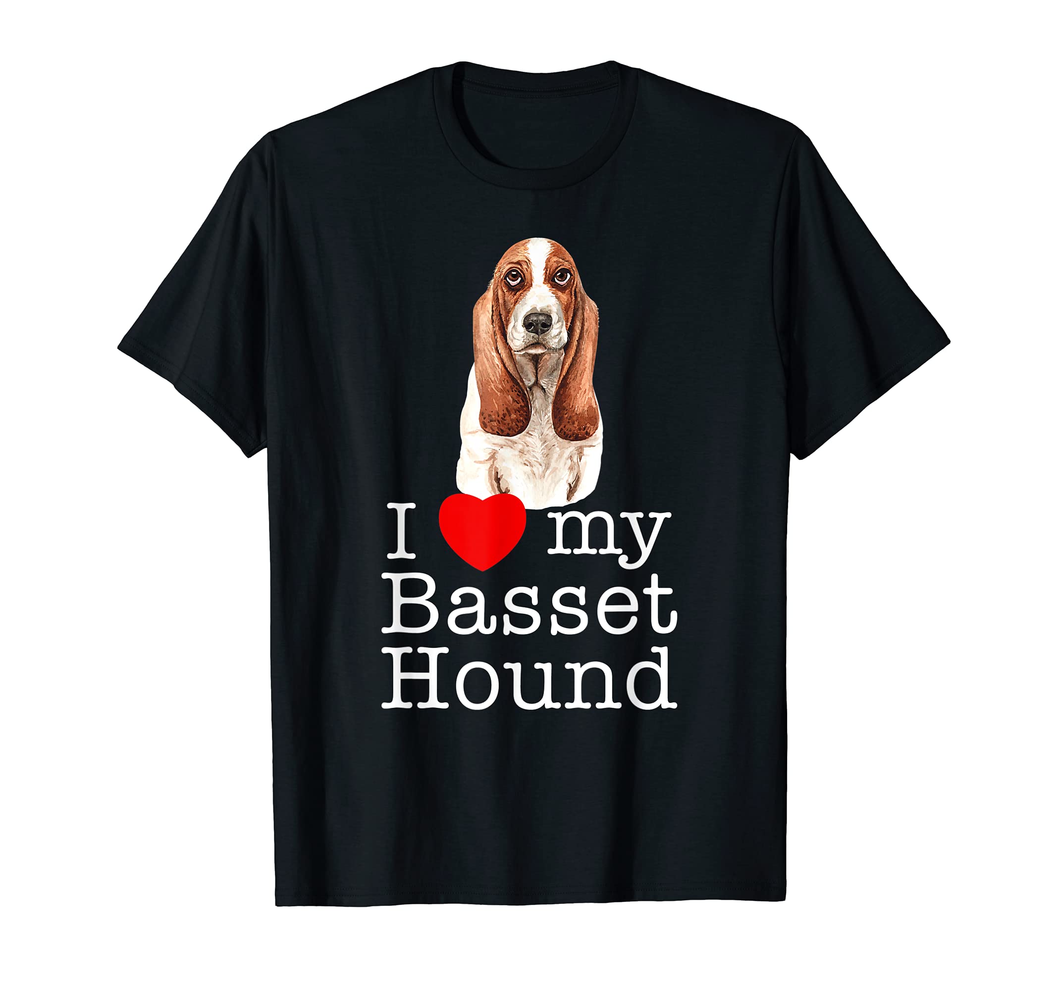 I Love My Basset Hound - Dog T-Shirt