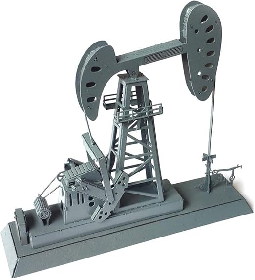 Yamix HO Scale Drilling Rig Model, 187 Scale Oil Derrick Rig Oil Pump Kit HO Scale