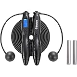 Balala Cordless Jump Rope, Calorie Counter, Digital Reminder, Weight Setting, Load function for Fitness Workout