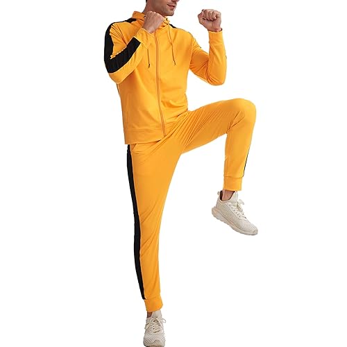 congluoki Sweatsuits for Men Tracksuit Men Track Suits Piece Set