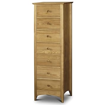Kendal Pine 7 Drawer Tallboy Amazon Co Uk Kitchen Home