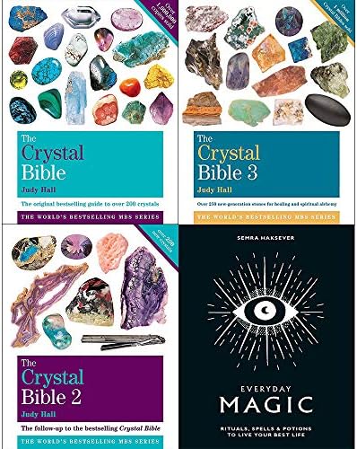 Crystal bible judy hall vol 1-3 and everyday magic [hardcover] 4 books collection set Paperback – 2018